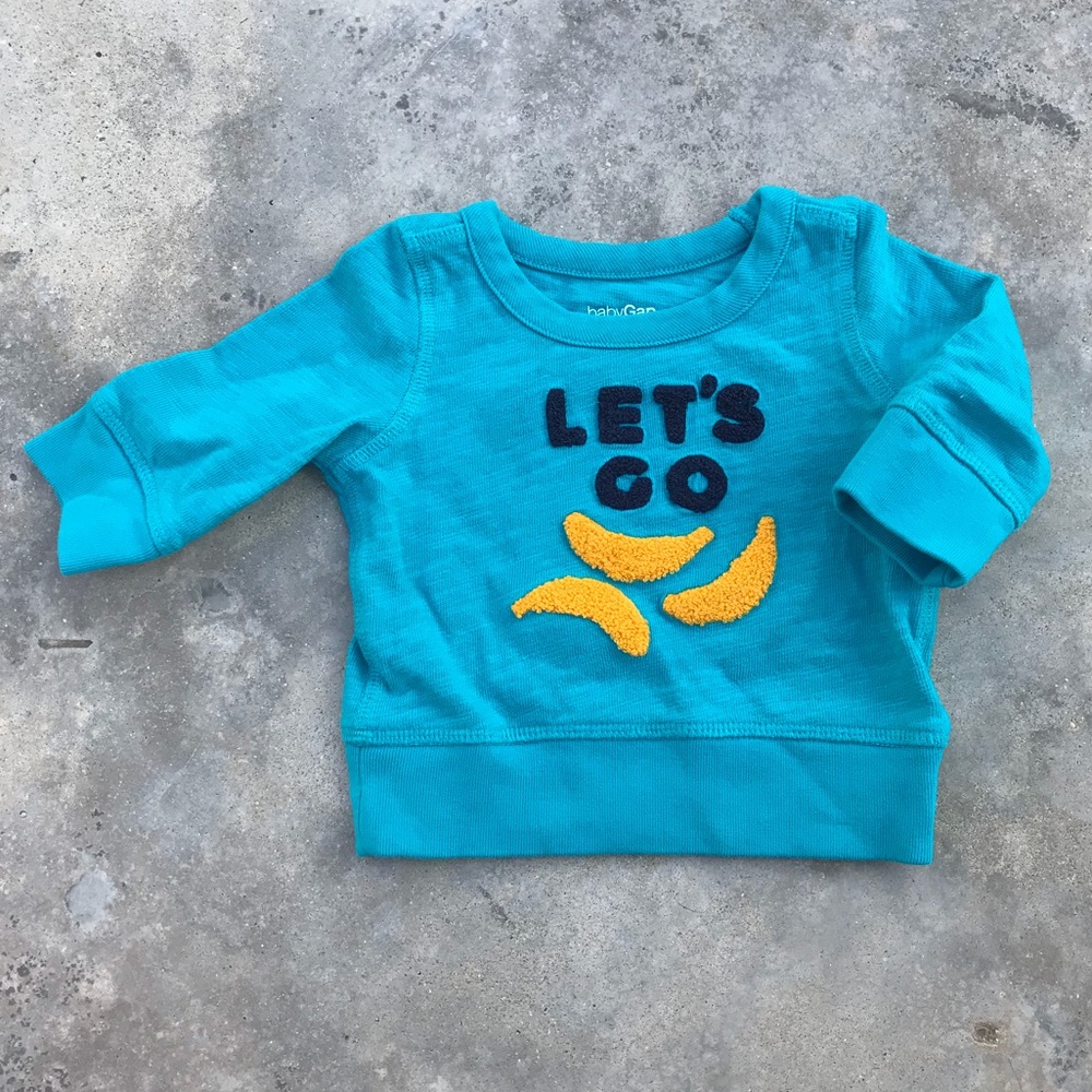 Crew neck sweatshirt for baby